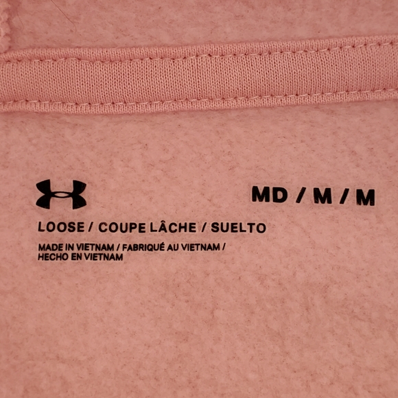 Under Armour Rival Fleece Short Sleeve Hoodie - Picture 2 of 13